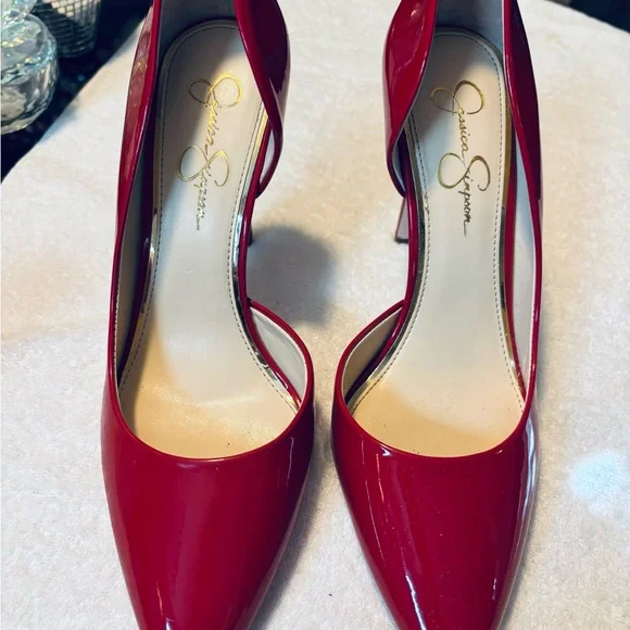 Almost Brand New Heels By JESSICA SIMPSON - Size 9M - Heel Height 4” - box 65 - Picture 2 of 10